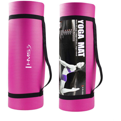 Yogamatte, Pink, rutschfest, 6mm Dicke