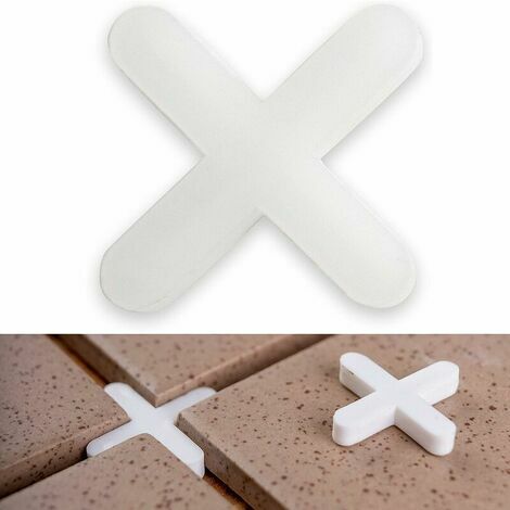 YOIURT Croisillons de carrelage, 3 mm d'épaisseur, 1000pcs, Joints croisés pour un espacement régulier lors de la pose de carreaux