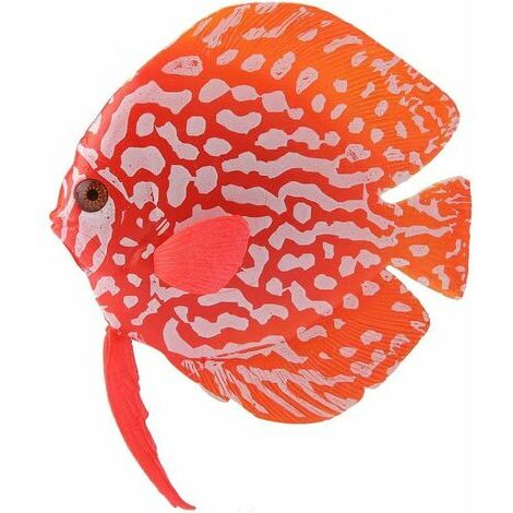 YOIURT Poisson tropical silicone faux poisson coloré fée simulation lumineuse aquarium décoration aménagement paysager artificiel faux poisson 77.5cm rouge 1 pièce