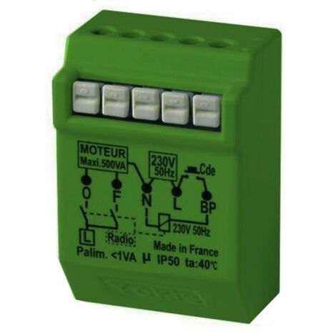 Yokis urmet 1 modulo radio per comando tapparella mvr500erp 5454452 5454467