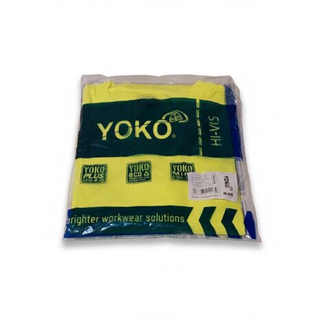YOKO - T-shirt haute visibilité manches longues - HVJ420 - Tissu recyclé - Neuf sous emballage - Voir photos