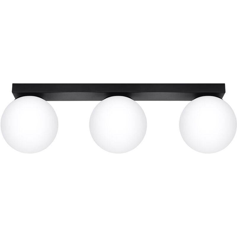 Image of Yoli 3 black ceiling lamp