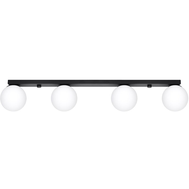 Image of Yoli 4 black ceiling lamp