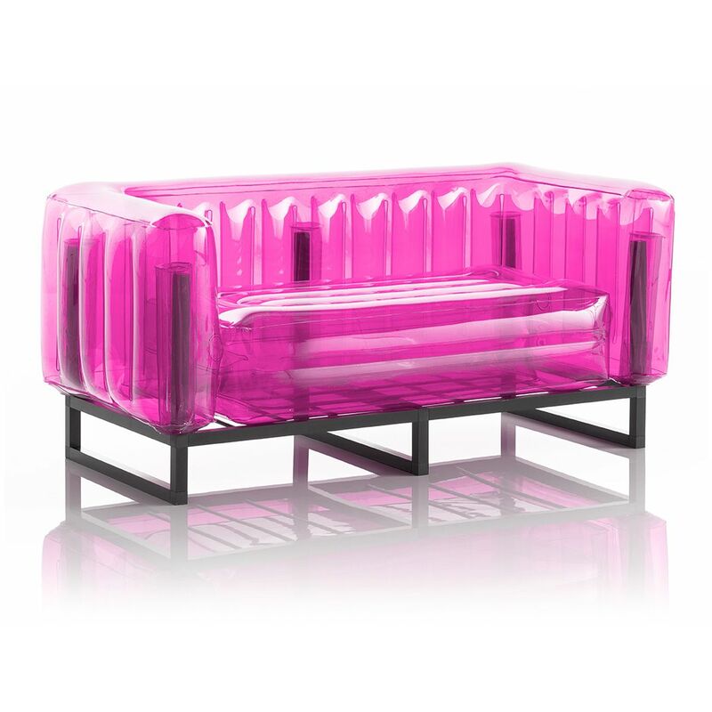 Yomi Canapé Eko Cadre En Aluminium Rose Cristal