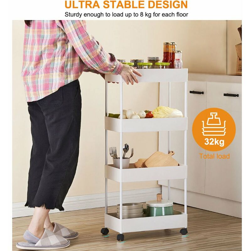 Metallo con Finitura Dorata by Carrello Portavivande Carrello di Servizio Carrello Cucina con Ripiano a Specchio per Bevande e Alimenti a 2 Ripiani 91x38x95 cm cm UMI