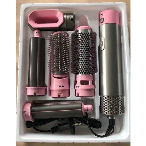 yoouyida Sèche-cheveux - Brosse soufflante 5 en 1 - Sèche-cheveux ionique négatif - Pour tous les styles de coiffure