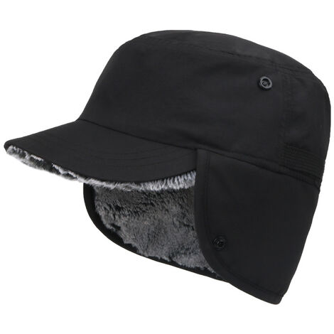 yoouyida Casquette de baseball d'hiver avec chapeau de trappeur avec visière