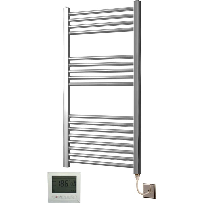 Image of York Flat Chrome Electric Towel Rail&hellip;