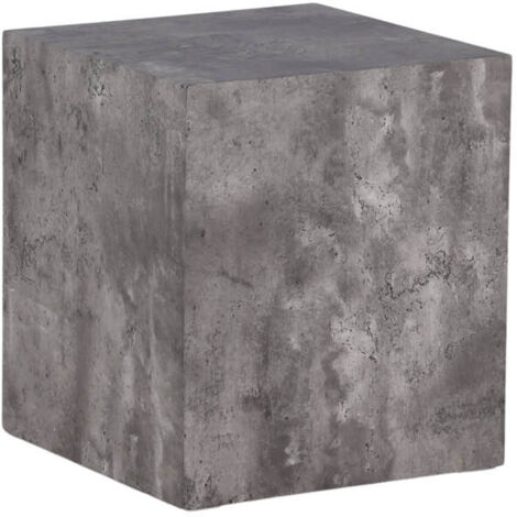 York table d'angle 40x40x45cm gris foncé.