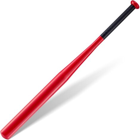 YORKING 32 Zoll Baseballschläger mit Rutschfester Griff Aluminium Baseball Schläger für Baseball Sport (Legierter Stahl, Rot)