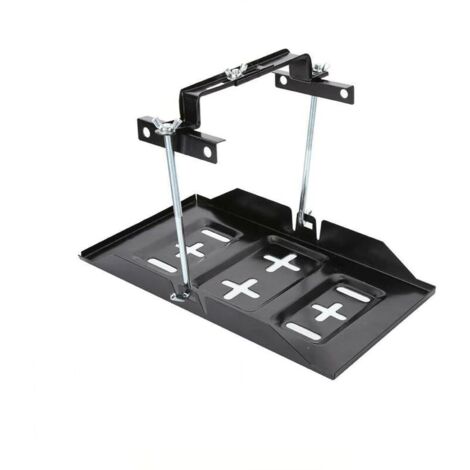 YORKING Auto Batteriehalter 34.2 x 20cm Universal Metall Verstellbar Batteriehalter fur SUV Marine Wohnmobil
