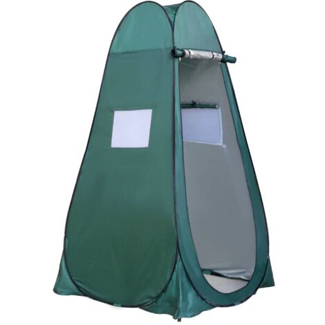 YORKING Pop up Duschzelt Camping Toilettenzelt Wasserfest Privatsphäre Wurfzelte Trekkingzelt Campingzelt für Outdoor Dusche Toilette Tragetasche Grün