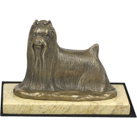 Yorkshire Terrier, York, York, Yorkie - estatuilla de perro, figura de silueta de perro, trofeo para una exposición canina de la marca Art-Dog