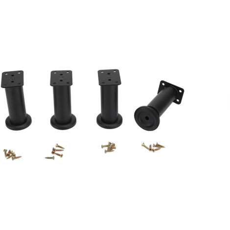 Yosoo Health Gear 4PCS Pied de Meuble Réglable 12-18cm pour Étagères de Cuisine, Canapé, Table, Chaise, Bureau, Placard, Support Poids 600LB, Pieds de Meuble de Salle de Bain Pied