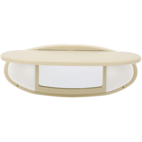 Yosoo Health Gear Auto-Sonnenblende, Innenraum-Sonnenschutz für Fahrzeuge, mit Kosmetikspiegel, Anti-Geld-Sonnenblende als Ersatz für R55 R56 R60 2007-2014 (Beige)