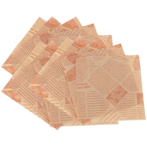 Yosoo Matière Sûre 500 Feuilles de Graisse Papier à Haute Température à Haute Température pour les Aliments de Cuisson à la Friture, en Pulpe sans Substances Nocives et Assurer la sécurité Pendant.