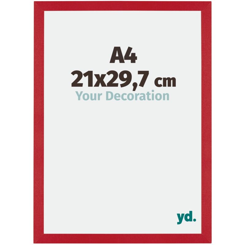 Yd. - Cadre photo A4 21x29.7 - Rouge - mdf - Mura Yd. - Cadre photo A4 21x29.7 - Rouge - mdf - Mura