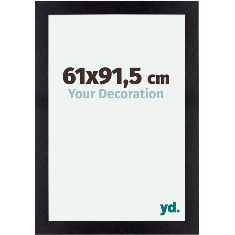 Your Decoration - 61x91.5 cm - Cadres Photo en mdf Avec Verre acrylique - Anti-Reflet - Excellente Qualité - Noir Mat - Cadre Decoration Murale