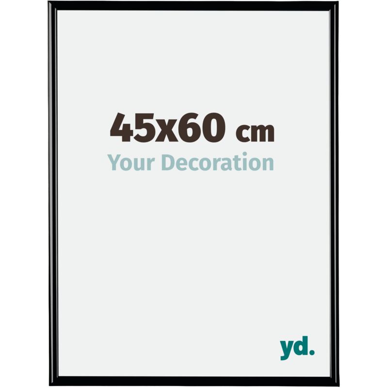 Yd. - Cadre photo 45x60 - Noir Brillant - Plastique - Bordeaux