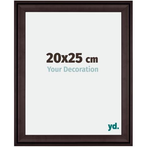 Your Decoration - 20x25 cm - Cadres en Bois avec Verre acrylique - Anti-Reflet - Excellente Qualité - Brun - Cadre Decoration Murale - Birmingham.