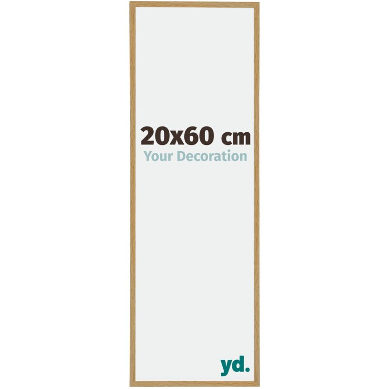 Yd. - Cadre photo 20x60 - Hêtre Clair - Plastique - Evry