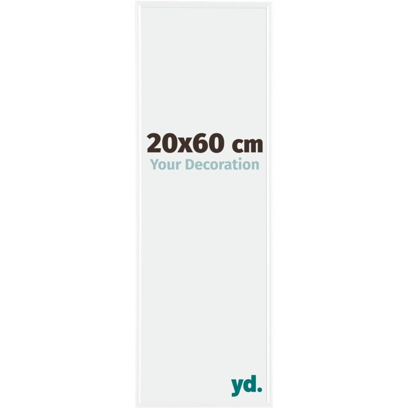 Yd. - Cadre photo 20x60 - Blanc Brillant - Plastique - Evry Yd. - Cadre photo 20x60 - Blanc Brillant - Plastique - Evry