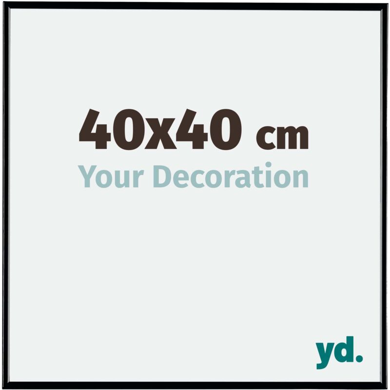 Yd. - Cadre photo 40x40 - Noir Brillant - Plastique - Evry Yd. - Cadre photo 40x40 - Noir Brillant - Plastique - Evry