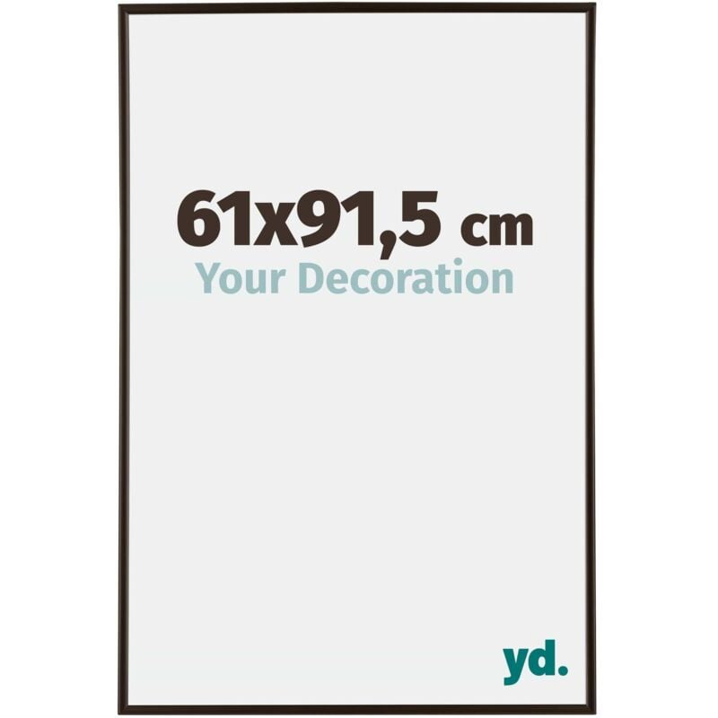 Your Decoration - 61x91.5 cm - Cadre Photo en Plastique Avec Verre acrylique - Anti-Reflet - Excellente Qualité - Anthracite - Cadre Decoration