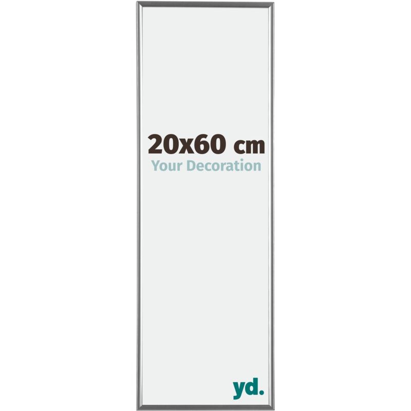 Yd. - Cadre photo 20x60 - Argent Brillant - Plastique - Evry Yd. - Cadre photo 20x60 - Argent Brillant - Plastique - Evry