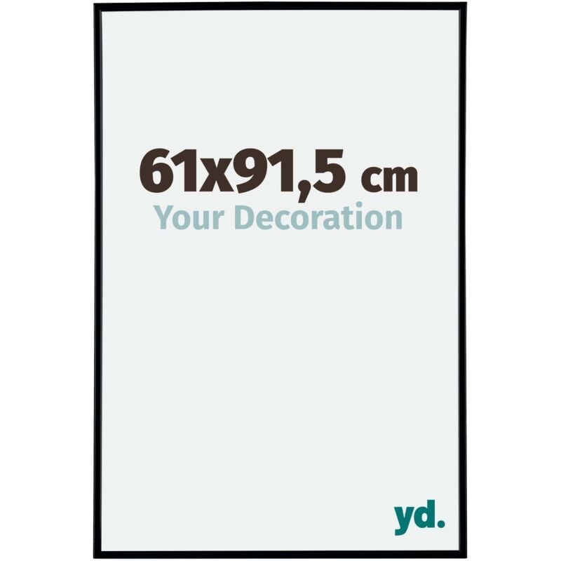 Your Decoration - 61x91.5 cm - Cadre Photo en Plastique Avec Verre acrylique - Anti-Reflet - Excellente Qualité - Noir Mat - Cadre Decoration Murale