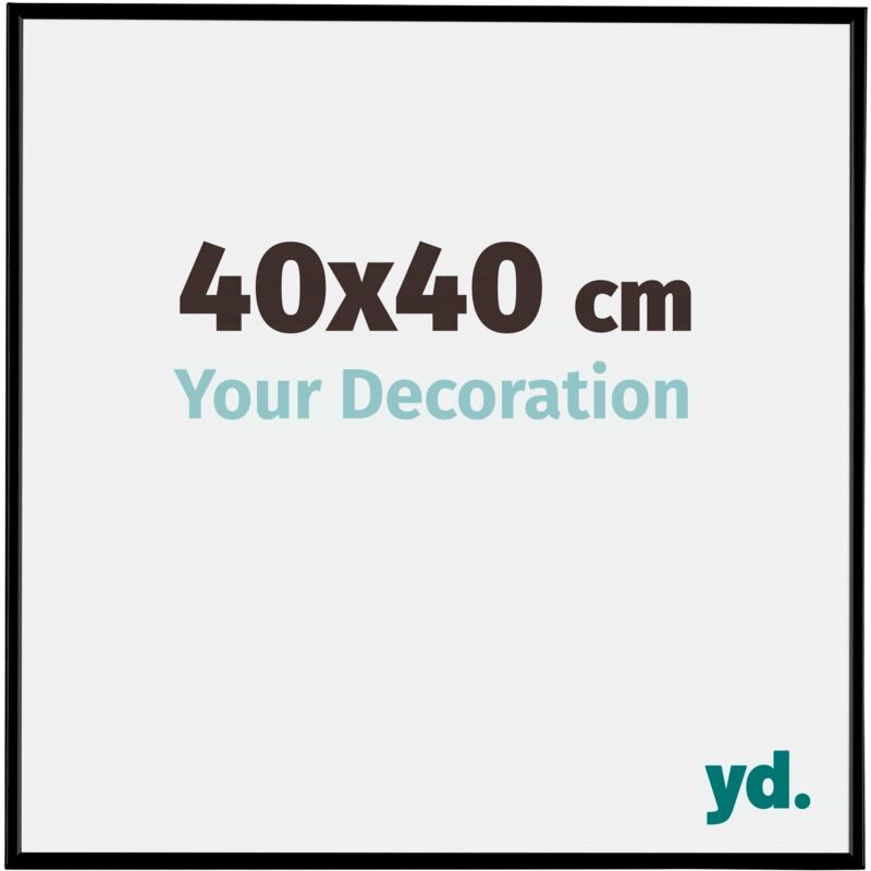 Yd. - Cadre photo 40x40 - Noir Mat - Plastique - Evry Yd. - Cadre photo 40x40 - Noir Mat - Plastique - Evry