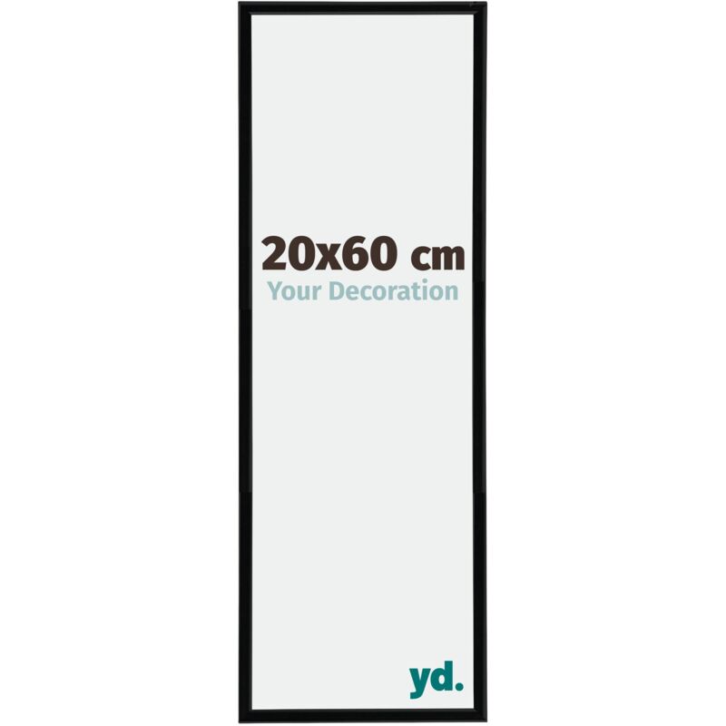Yd. - Cadre photo 20x60 - Noir Brillant - Plastique - Annecy Yd. - Cadre photo 20x60 - Noir Brillant - Plastique - Annecy