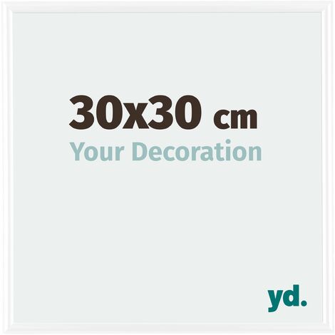 Your Decoration - 18x24 cm - Cadres Photos en Plastique Avec Verre acrylique - Anti-Reflet - Excellente Qualité - Noir Mat - Cadre Decoration Murale - Bordeaux. - Noir Mat