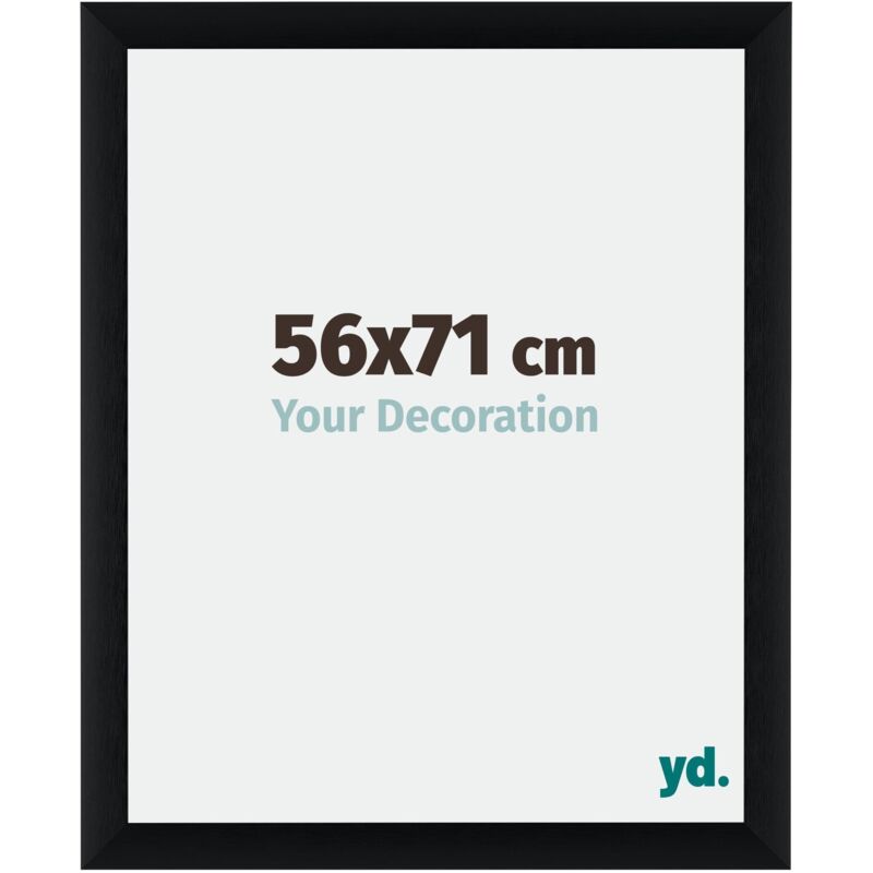 Your Decoration - 56x71 cm - Cadres Photos en Aluminium Avec acrylique - Anti-Reflet - Excellente Qualité - Noir Brossé - Cadre Decoration Murale