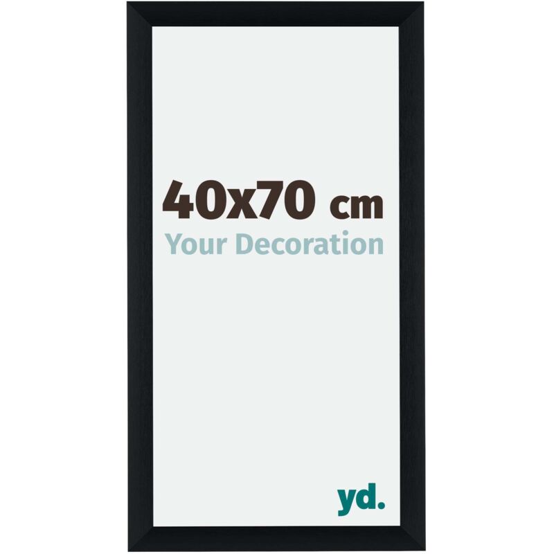 Your Decoration - 40x70 cm - Cadres Photos en Aluminium Avec acrylique - Anti-Reflet - Excellente Qualité - Noir Brossé - Cadre Decoration Murale