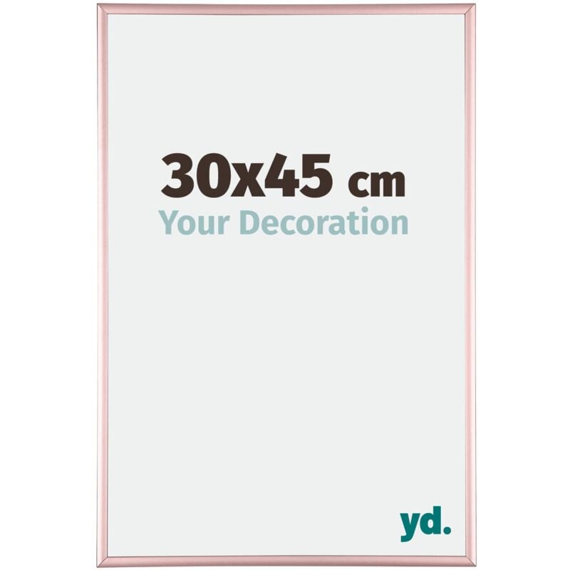 Yd. - Your Decoration - 30x45 cm - Cadres Photos en Aluminium Avec Verre acrylique - Anti-Reflet - Excellente Qualité - Cuivre - Cadre Decoration
