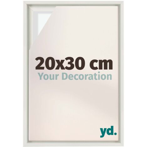 Your Decoration - Cadre flottant  - Blanc Mat - Cadre en caisse américaine pour toile sur chassis - MDF - Lyon