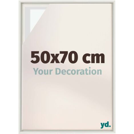 Your Decoration - Cadre flottant - Blanc Mat - Cadre en caisse américaine pour toile sur chassis - MDF - Lyon