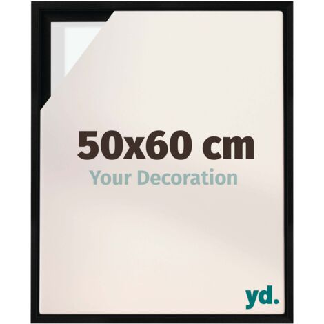 Your Decoration - Cadre flottant  - Noir Mat - Cadre en caisse américaine pour toile sur chassis - MDF - Lyon