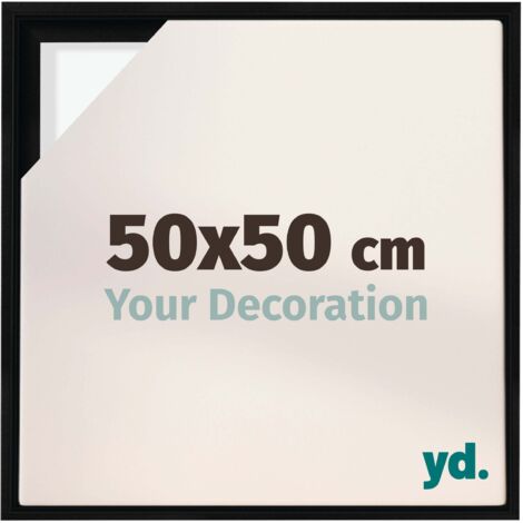 Your Decoration - Cadre flottant  - Noir Mat - Cadre en caisse américaine pour toile sur chassis - MDF - Lyon
