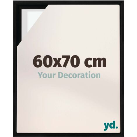 Your Decoration - Cadre flottant  - Noir Mat - Cadre en caisse américaine pour toile sur chassis - MDF - Lyon