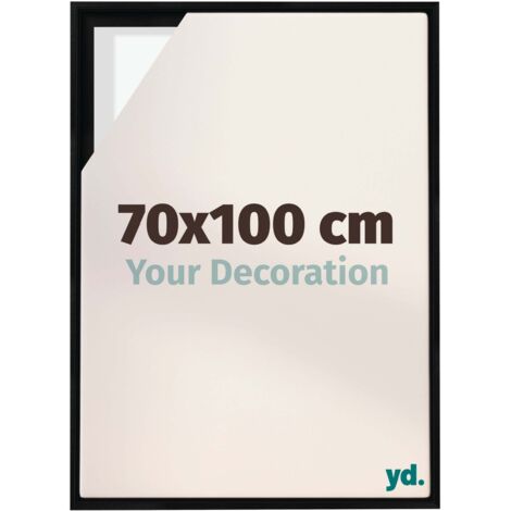 Your Decoration - Cadre flottant  - Noir Mat - Cadre en caisse américaine pour toile sur chassis - MDF - Lyon