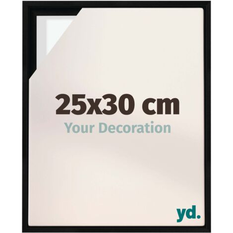 Your Decoration - Cadre flottant  - Noir Mat - Cadre en caisse américaine pour toile sur chassis - MDF - Lyon