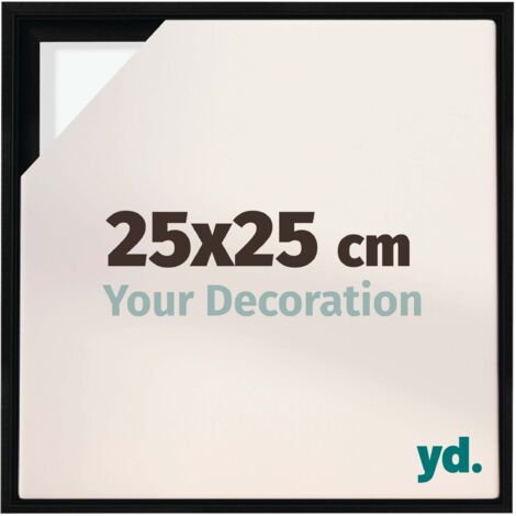 Your Decoration - Cadre flottant  - Noir Mat - Cadre en caisse américaine pour toile sur chassis - MDF - Lyon