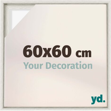 Your Decoration - Cadre flottant  - Peinture À La Chaux - Cadre en caisse américaine pour toile sur chassis - MDF - Lyon