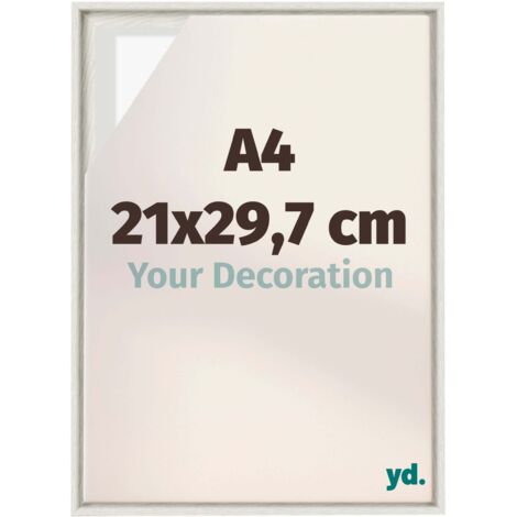Your Decoration - Cadre flottant  - Peinture À La Chaux - Cadre en caisse américaine pour toile sur chassis - MDF - Lyon