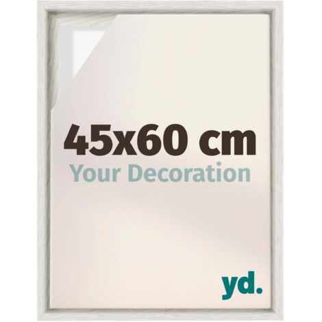 Your Decoration - Cadre flottant  - Peinture À La Chaux - Cadre en caisse américaine pour toile sur chassis - MDF - Lyon