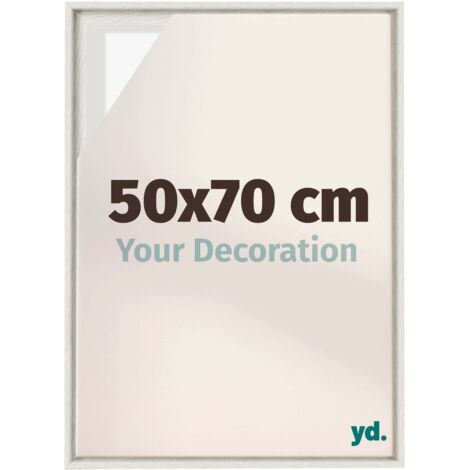 Your Decoration - Cadre flottant  - Peinture À La Chaux - Cadre en caisse américaine pour toile sur chassis - MDF - Lyon
