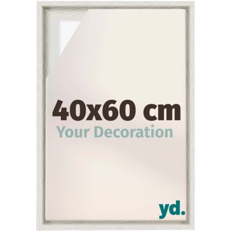 Your Decoration - Cadre flottant  - Peinture À La Chaux - Cadre en caisse américaine pour toile sur chassis - MDF - Lyon