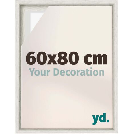 Your Decoration - Cadre flottant  - Peinture À La Chaux - Cadre en caisse américaine pour toile sur chassis - MDF - Lyon